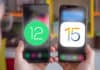 Android 12 vs iOS 15