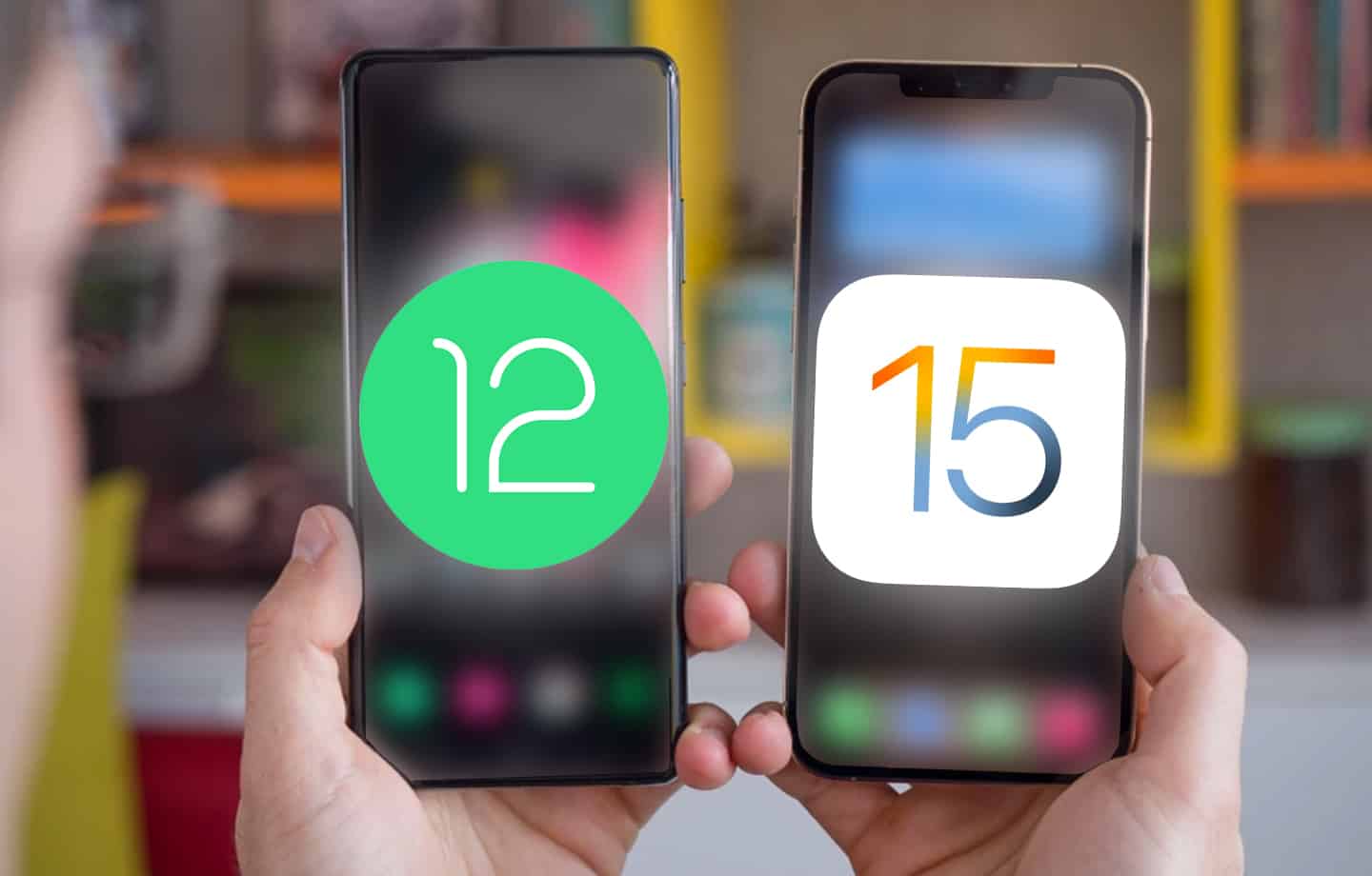 Android 12 vs iOS 15