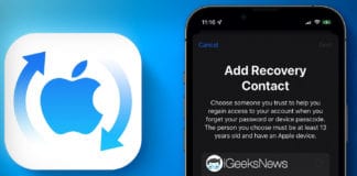 Set Up Apple ID Recovery Contact