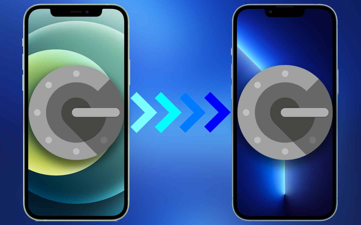 transfer google authenticator from iphone to iphone