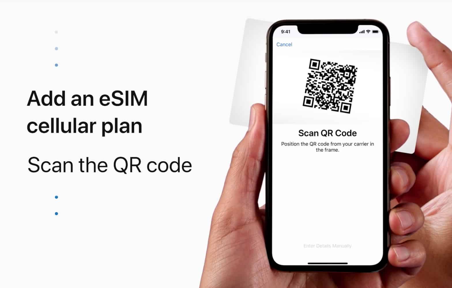 use esim on iphone 13