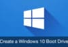 create a windows 10 bootable usb with rufus