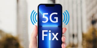 5g not working on iphone 13